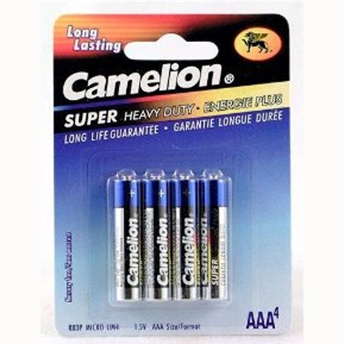 Super Heavy Duty Batteries AAA 4